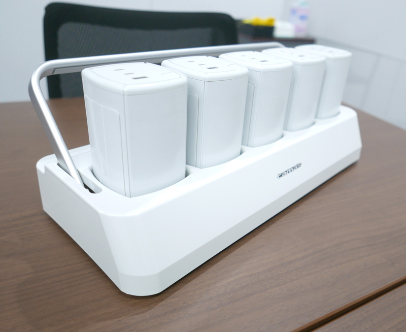 crevio mobile battery charging station